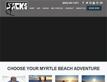 Tablet Screenshot of jackssurflessons.com